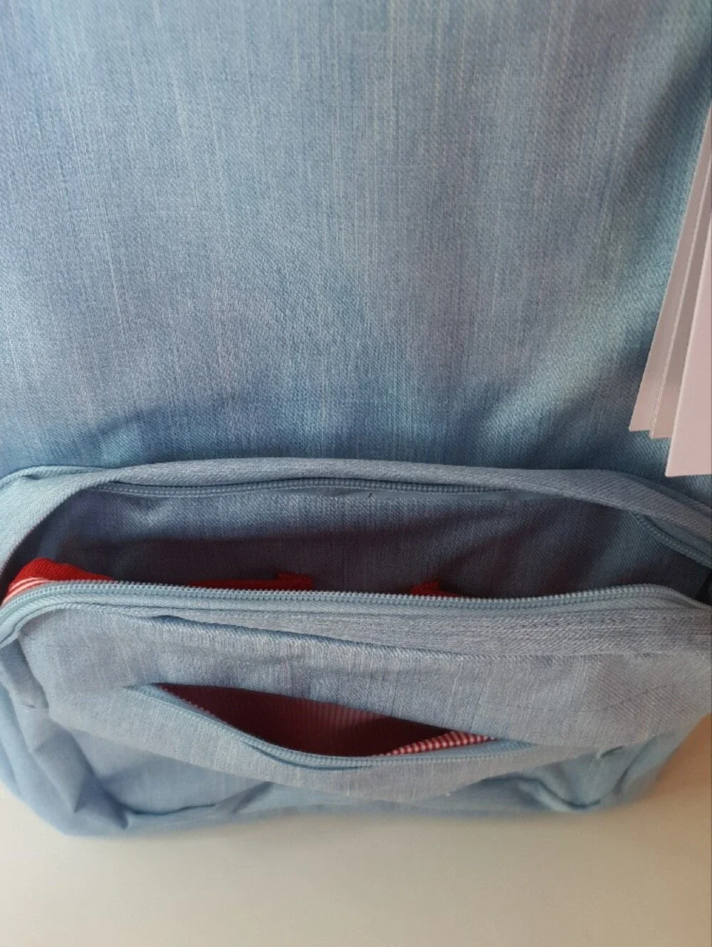 Herschel Miller Backpack Light Denim Crosshatch - NWT